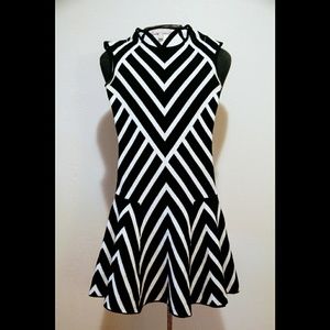 Black and White Party Dress